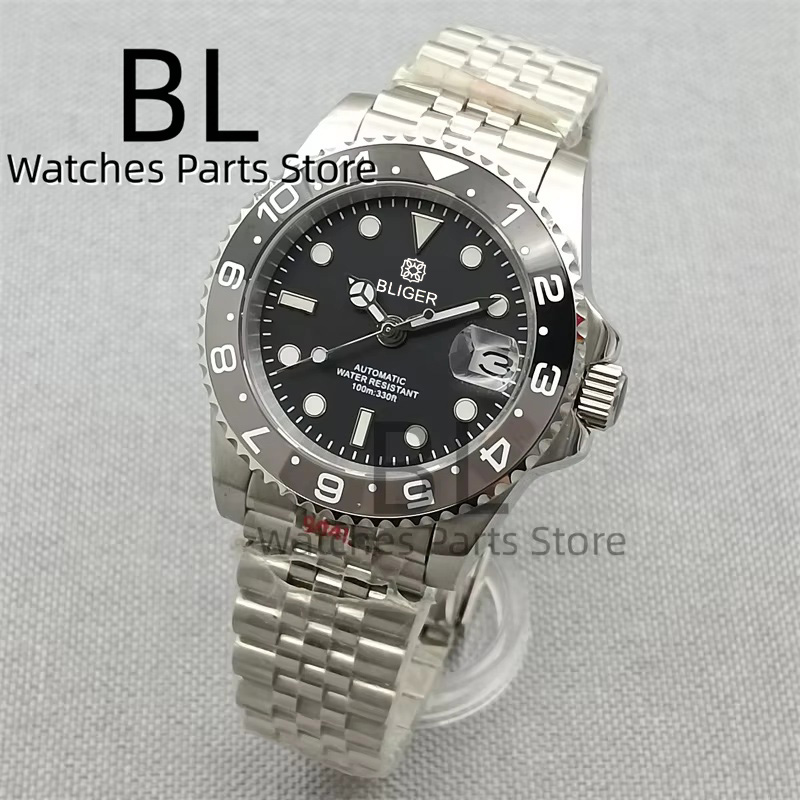 Ceramic Link Bracelet - BLIGER Jam Tangan Pria 40Mm NH35