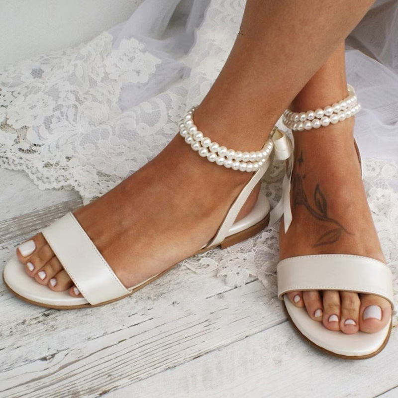 Leather Classic Strap - Sandal Datar Wanita Musim Panas Baru
