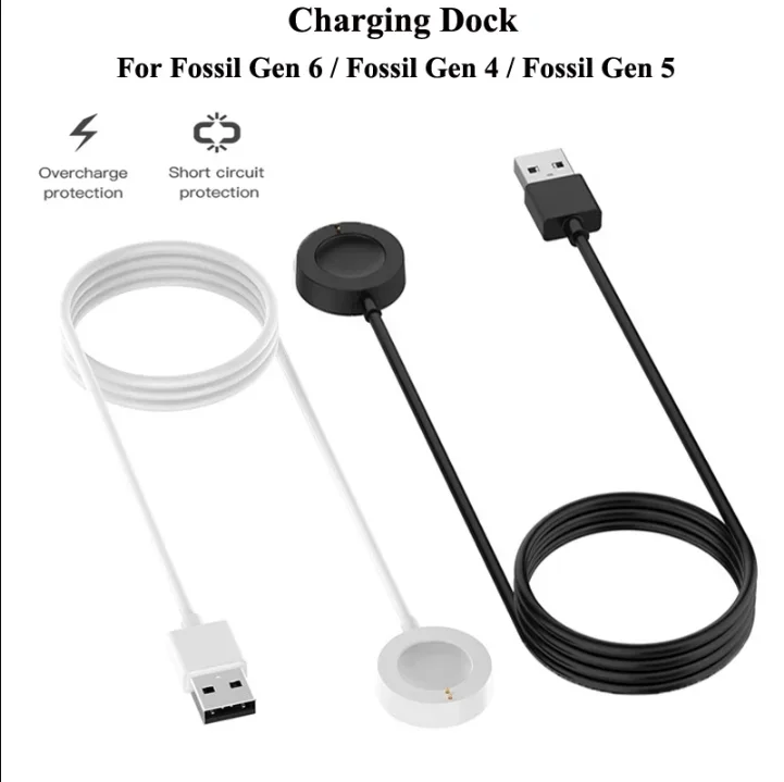 Fossil Smartwatch Accessories - Dok Pengisi Daya Magnetik USB Cepat