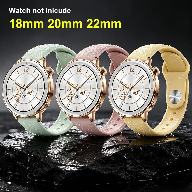 Fossil Smartwatch Accessories - Gelang Silikon Wanita 18mm 20 22mm