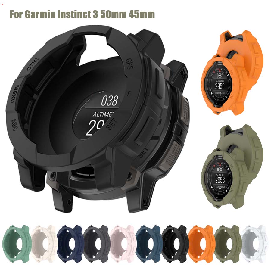 Watch Case Bumper - Untuk Garmin Instinct 3 Solar AMOLED