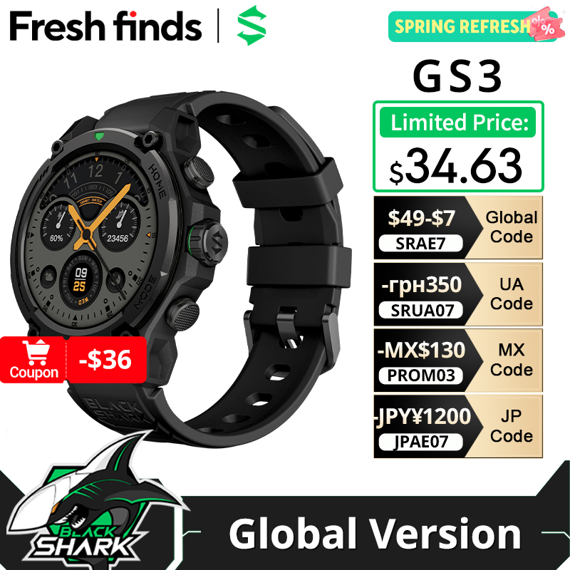 Smartwatch Face - [World Premiere] Jam Tangan Pintar Blackshark