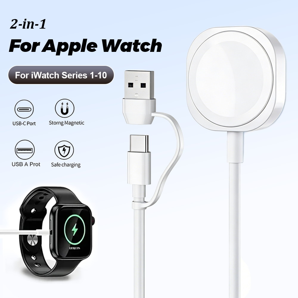 Wireless Charger Watch - Kabel Pengisi Daya Cepat USB A