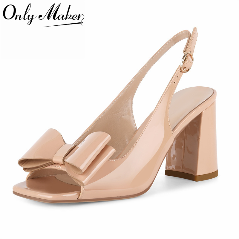 Leather Classic Strap - Sepatu Hak Tinggi Wanita Onlymaker Model