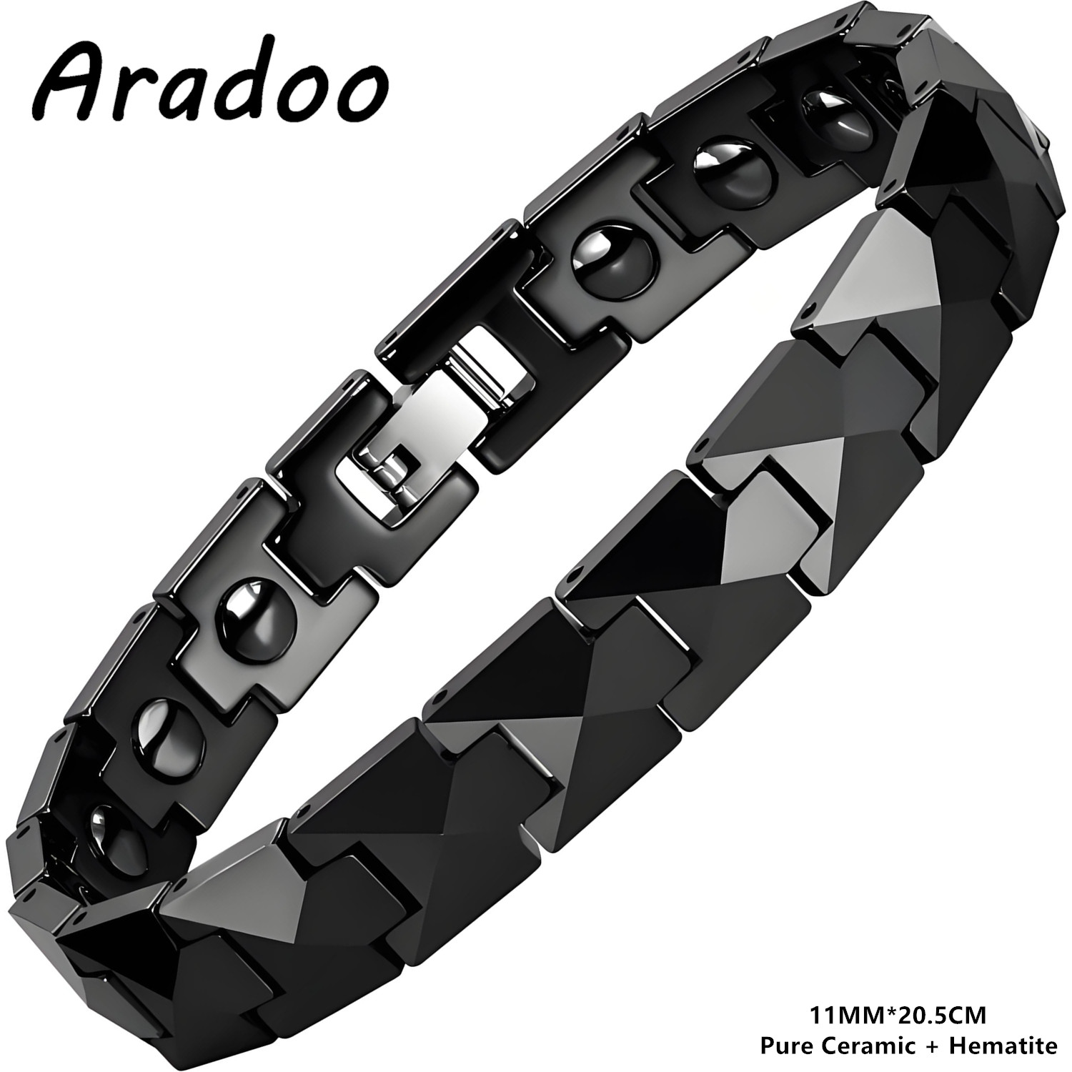 Ceramic Link Bracelet - Gelang Keramik Premium ARADOO dengan Hadiah