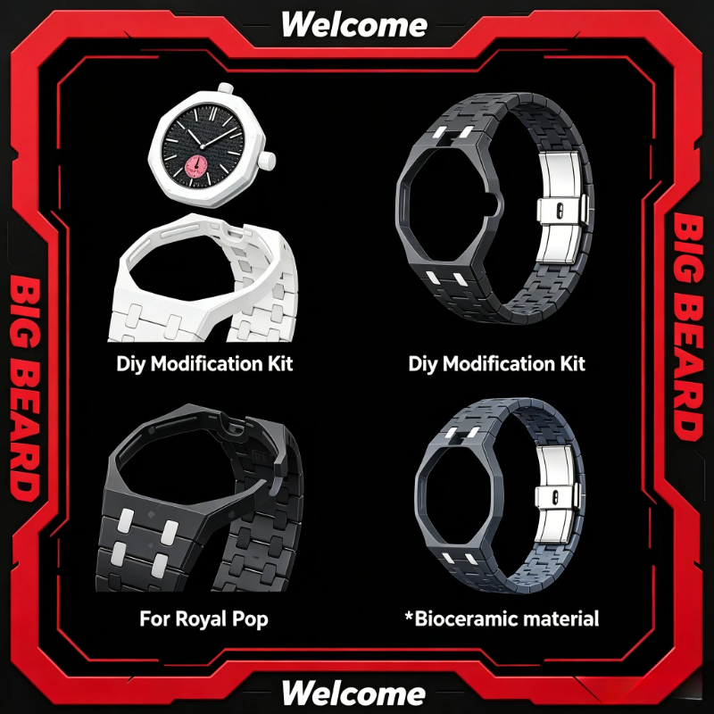 Smartwatch Case - Kit Modifikasi Bahan Keramik untuk Casing