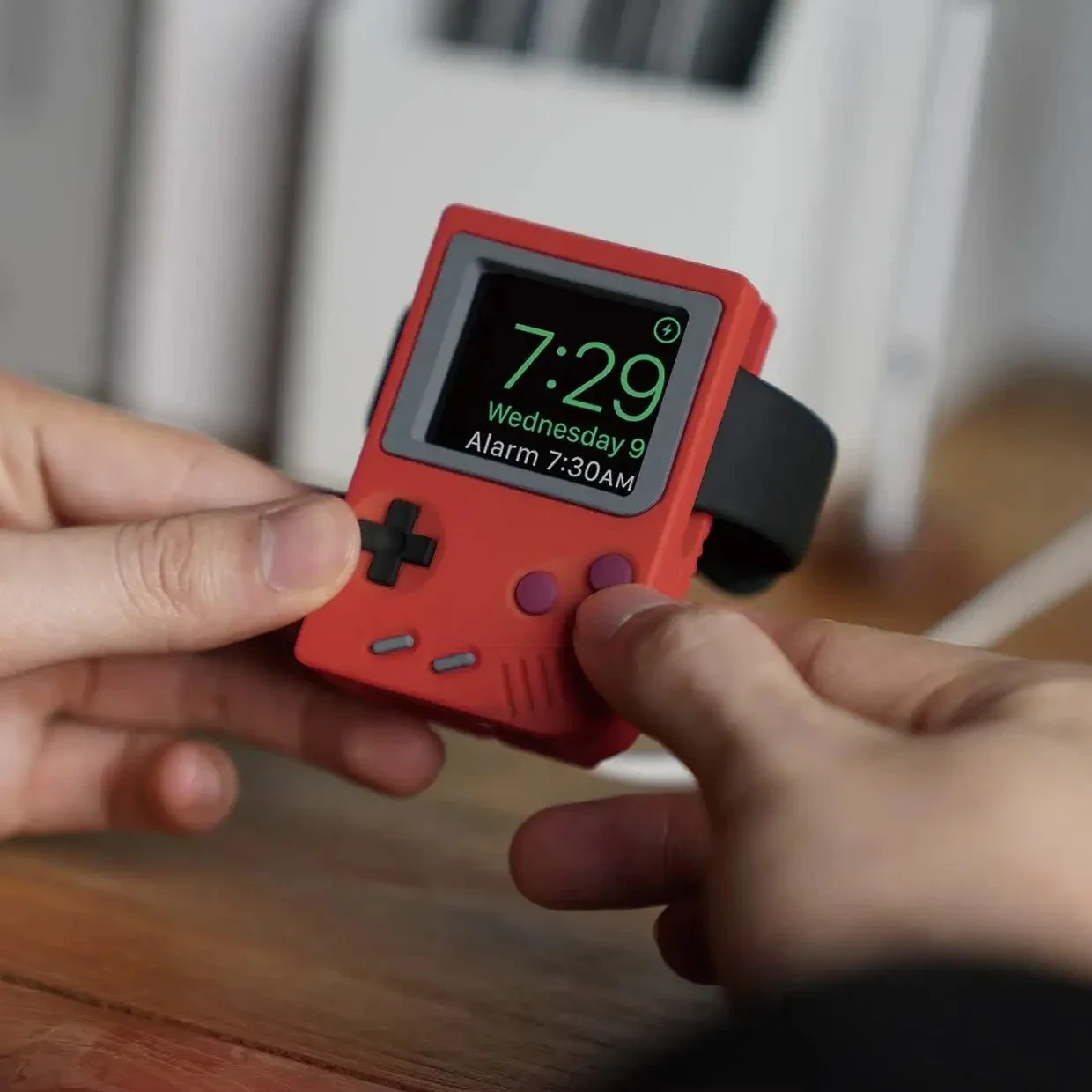 Watch Charging Dock - Penyangga Silikon untuk Dudukan Pengisi Daya