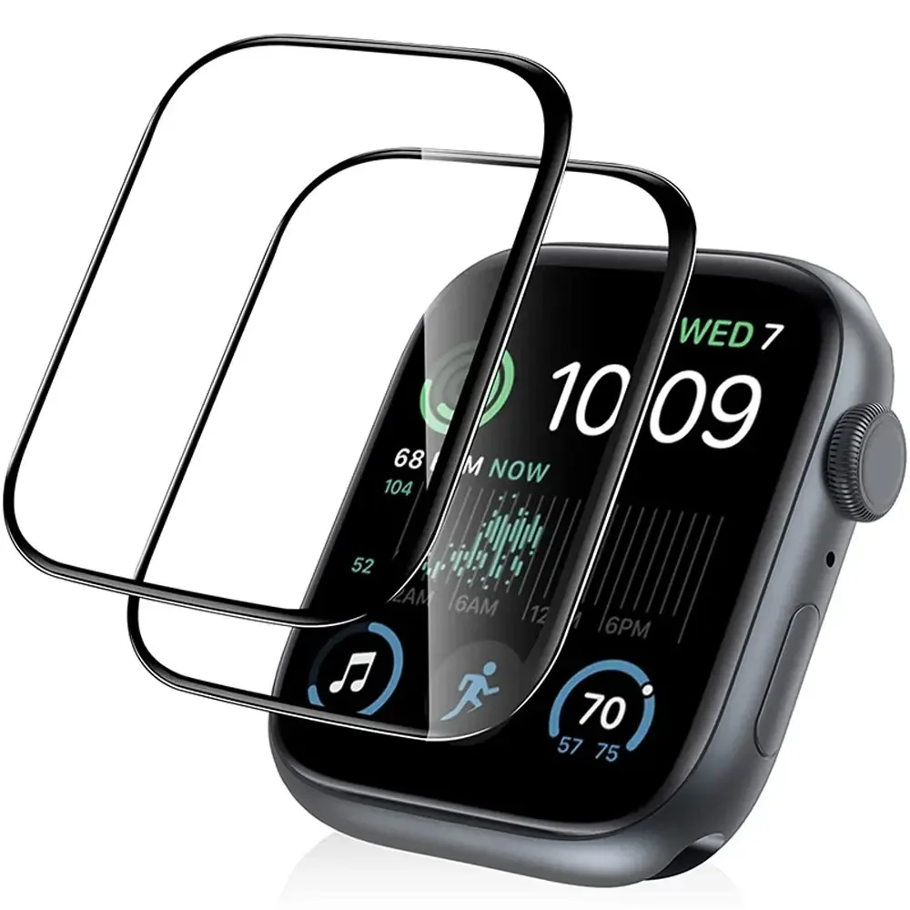 Smartwatch Case - Pelindung layar melengkung penuh untuk Apple