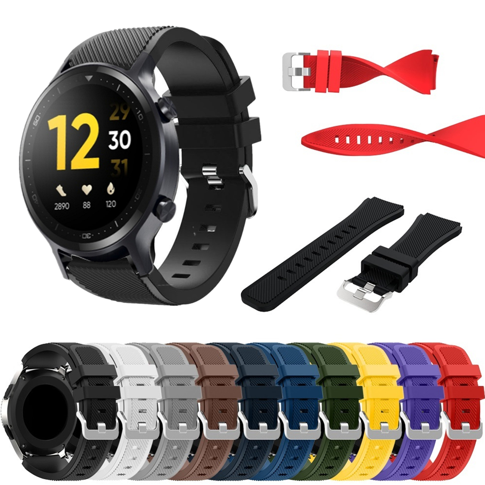 Fossil Smartwatch Accessories - Tali Silikon 22Mm untuk Jam Realme