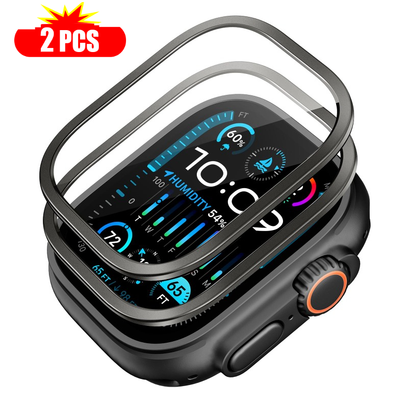 Smartwatch Case - 2 Buah Kaca Tempered untuk Jam