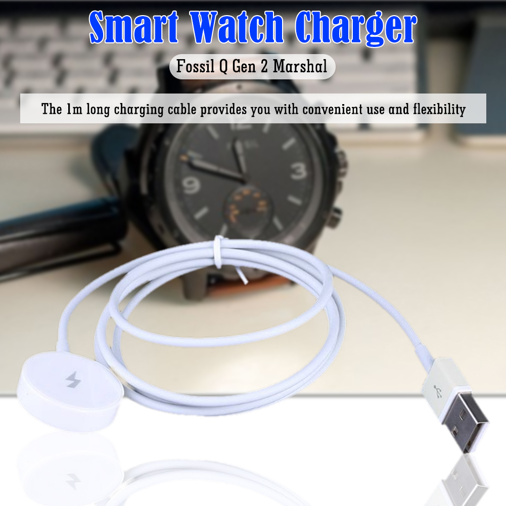Fossil Smartwatch Accessories - 1m Pengisi Daya Magnetik Jam Tangan