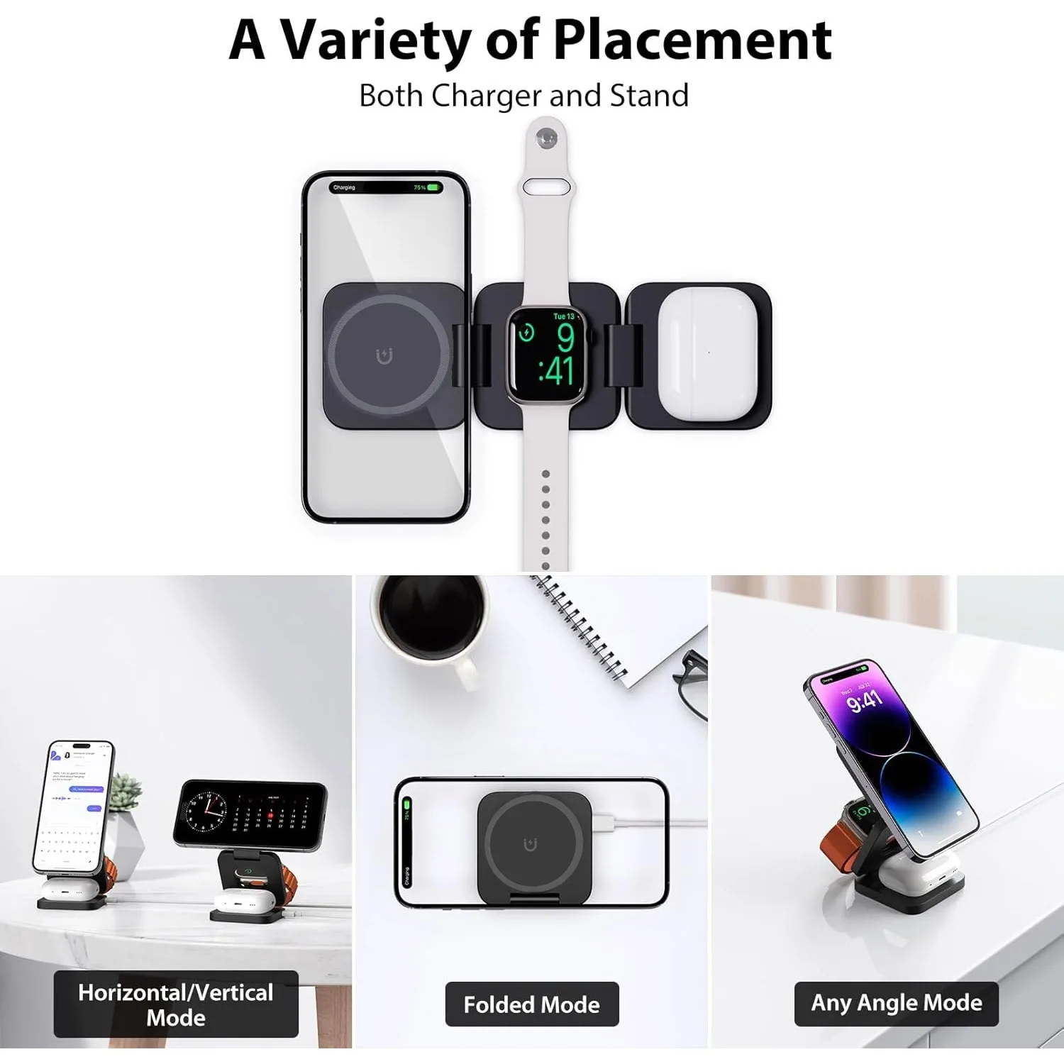 Pengisi Daya Nirkabel Cepat 3  - Wireless Charger Watch ulasan dan harga