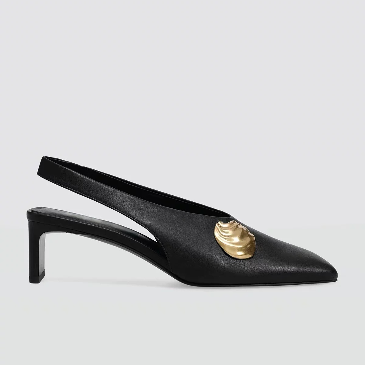 Sepatu Wanita Kulit Hitam Berh - Leather Classic Strap ulasan dan harga