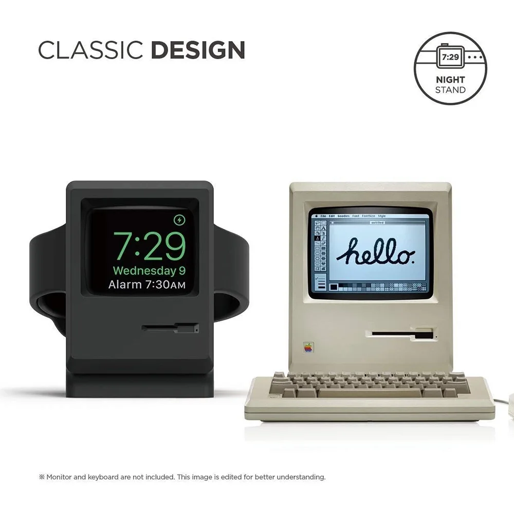 Dudukan pengisi daya silikon u - Watch Charging Dock ulasan dan harga