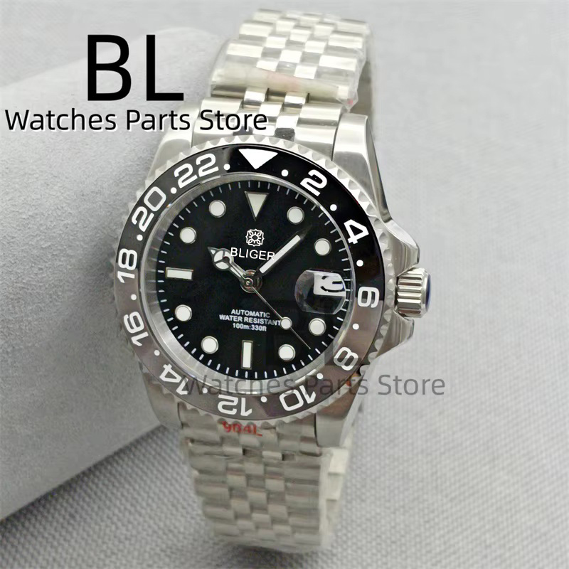 BLIGER Jam Tangan Pria 40Mm NH - Ceramic Link Bracelet ulasan dan harga
