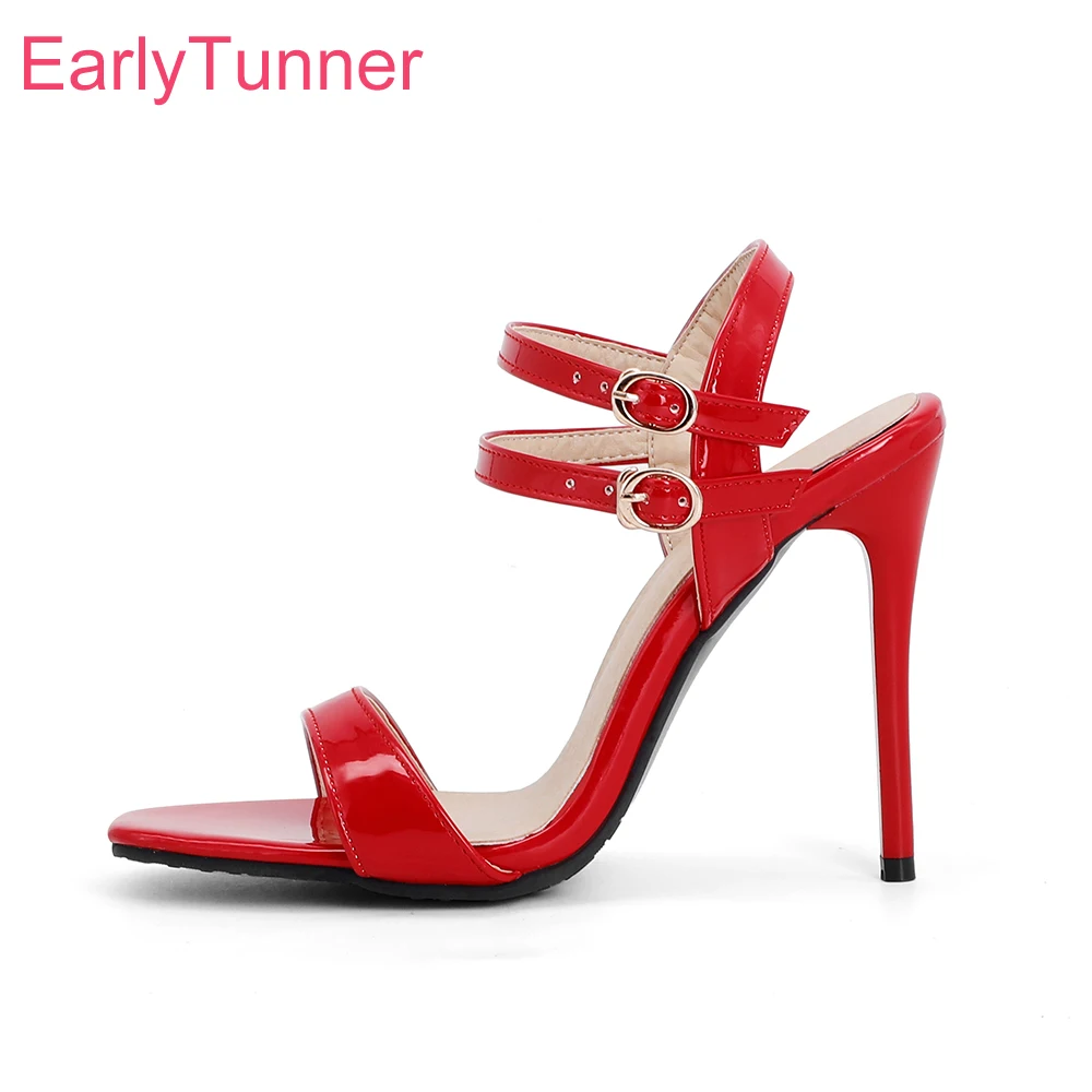 Sandal wanita hitam merah klas - Leather Classic Strap ulasan dan harga