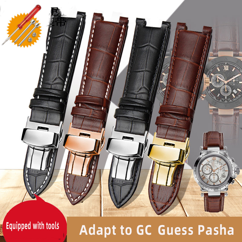Tali jam tangan kulit sapi, 20 - Smartwatch Guess ulasan dan harga