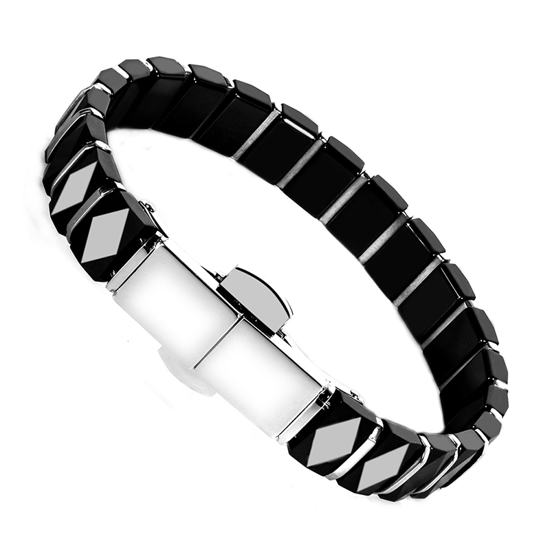 Gelang & Gelang Kesehatan Pria - Ceramic Link Bracelet ulasan dan harga