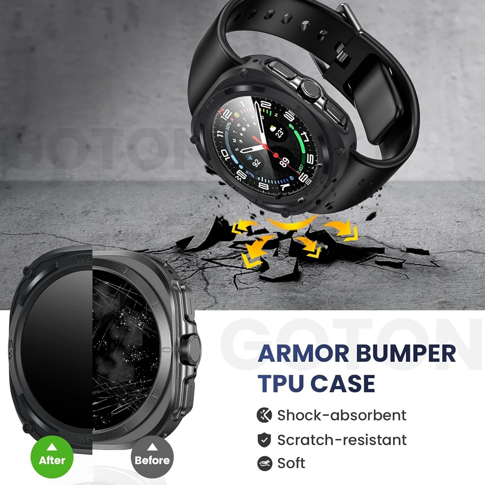 Kaca + PENUTUP UNTUK Samsung G - Watch Case Bumper ulasan dan harga