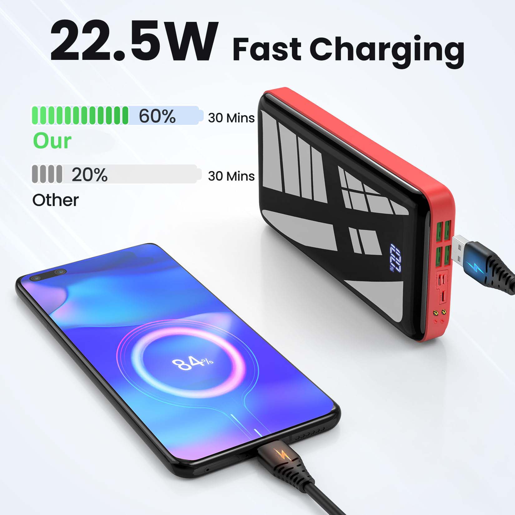 Power Bank Portabel 30000mah,  - Smartwatch Ac ulasan dan harga