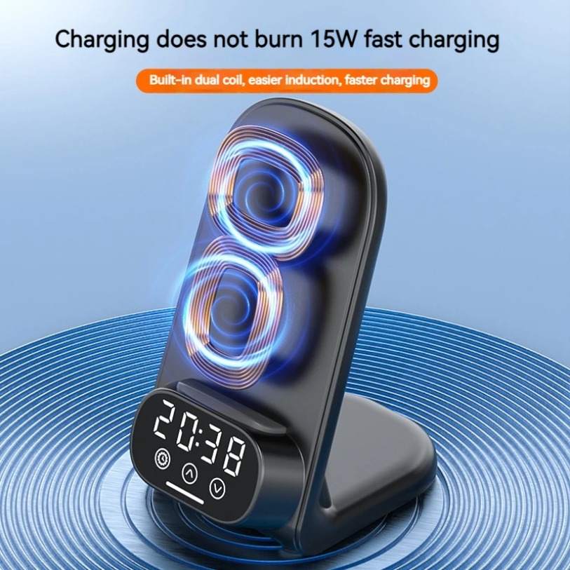 Stasiun Pengisian Daya Nirkabe - Wireless Charger Watch ulasan dan harga