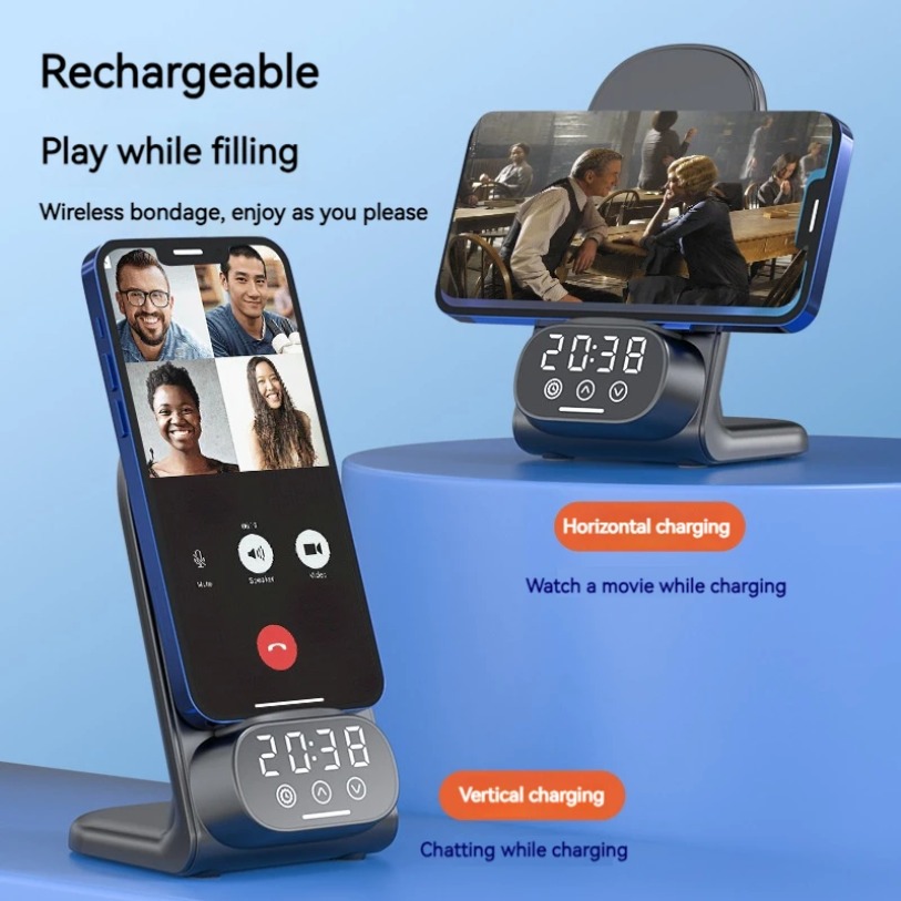 Stasiun Pengisian Daya Nirkabe - Wireless Charger Watch ulasan dan harga