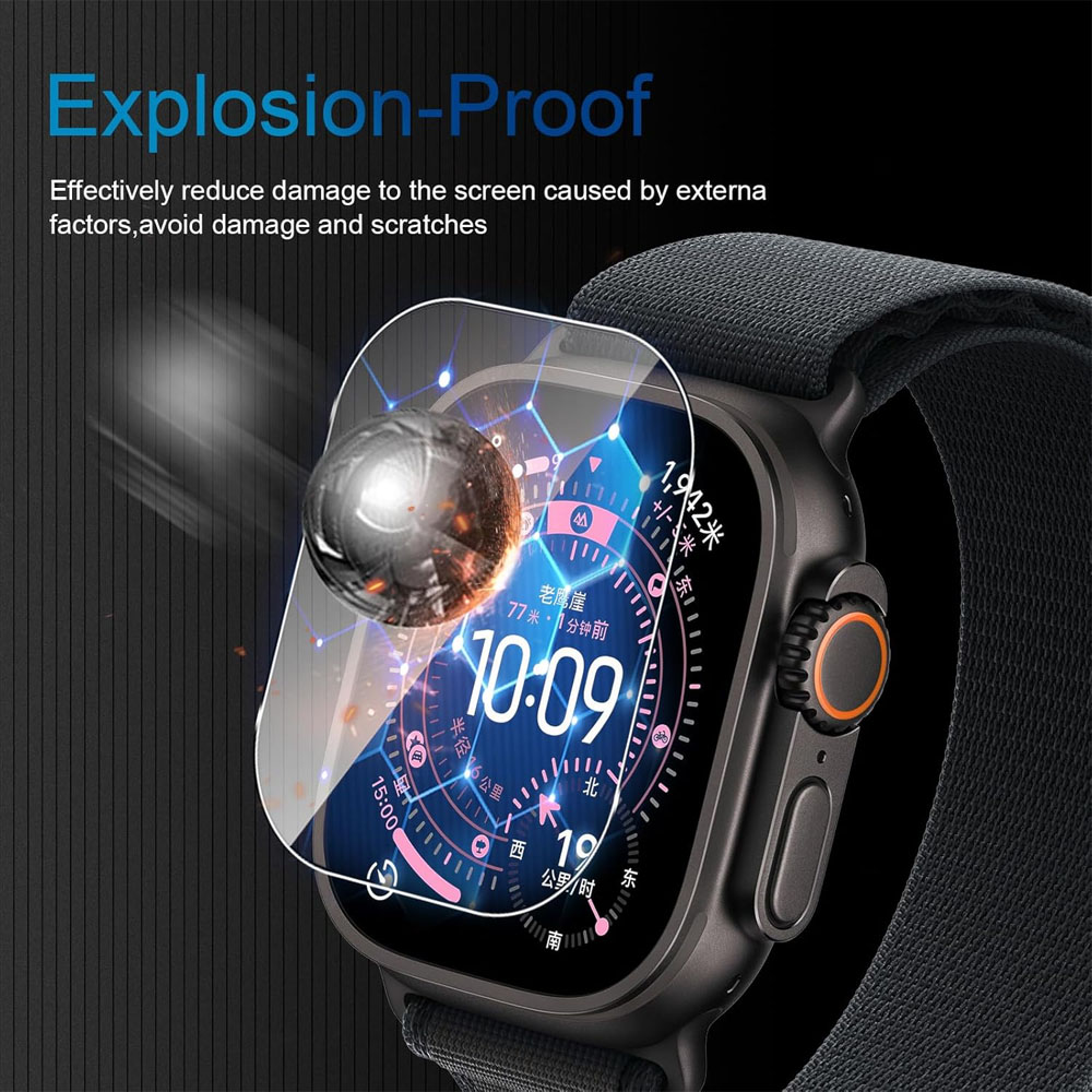 Kaca Tempered untuk Apple Watc - Smartwatch Case ulasan dan harga