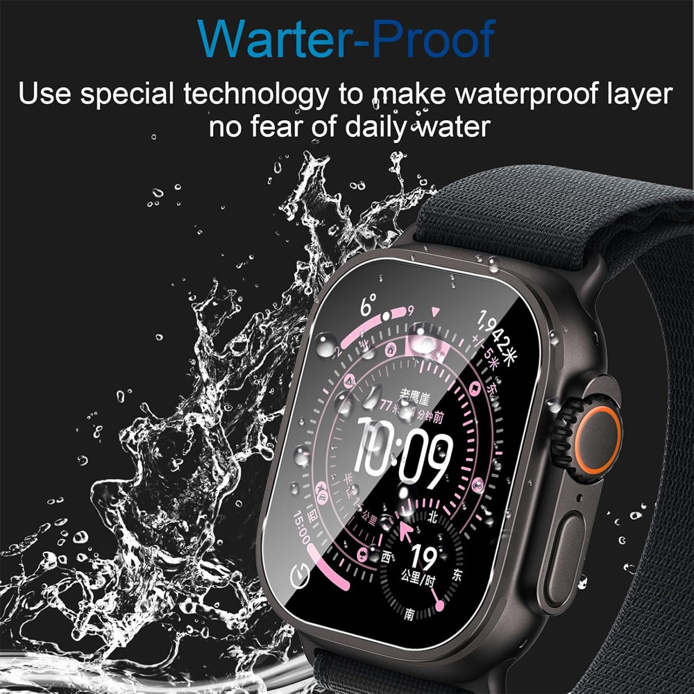 Kaca Tempered untuk Apple Watc - Smartwatch Case ulasan dan harga