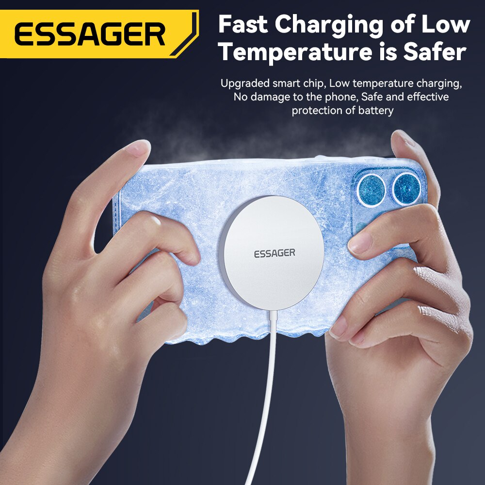 Essager pengisi daya Cepat Qi, - Wireless Charger Watch ulasan dan harga