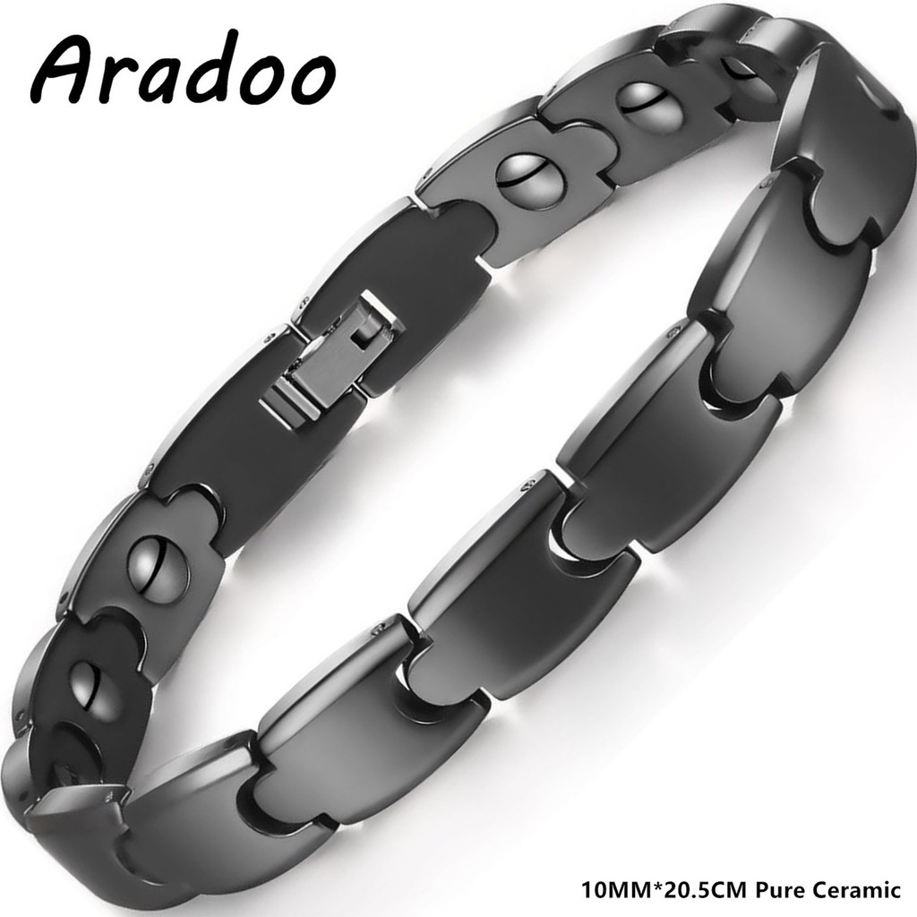 Hadiah Perhiasan Gelang Magnet - Ceramic Link Bracelet ulasan dan harga