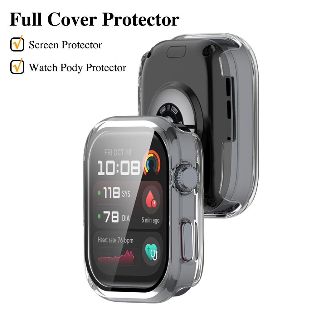Kaca + casing untuk Huawei Wat - Watch Case Bumper ulasan dan harga