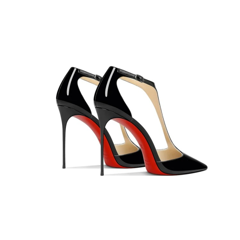 Sepatu Hak Tinggi Stiletto Hit - Leather Classic Strap ulasan dan harga