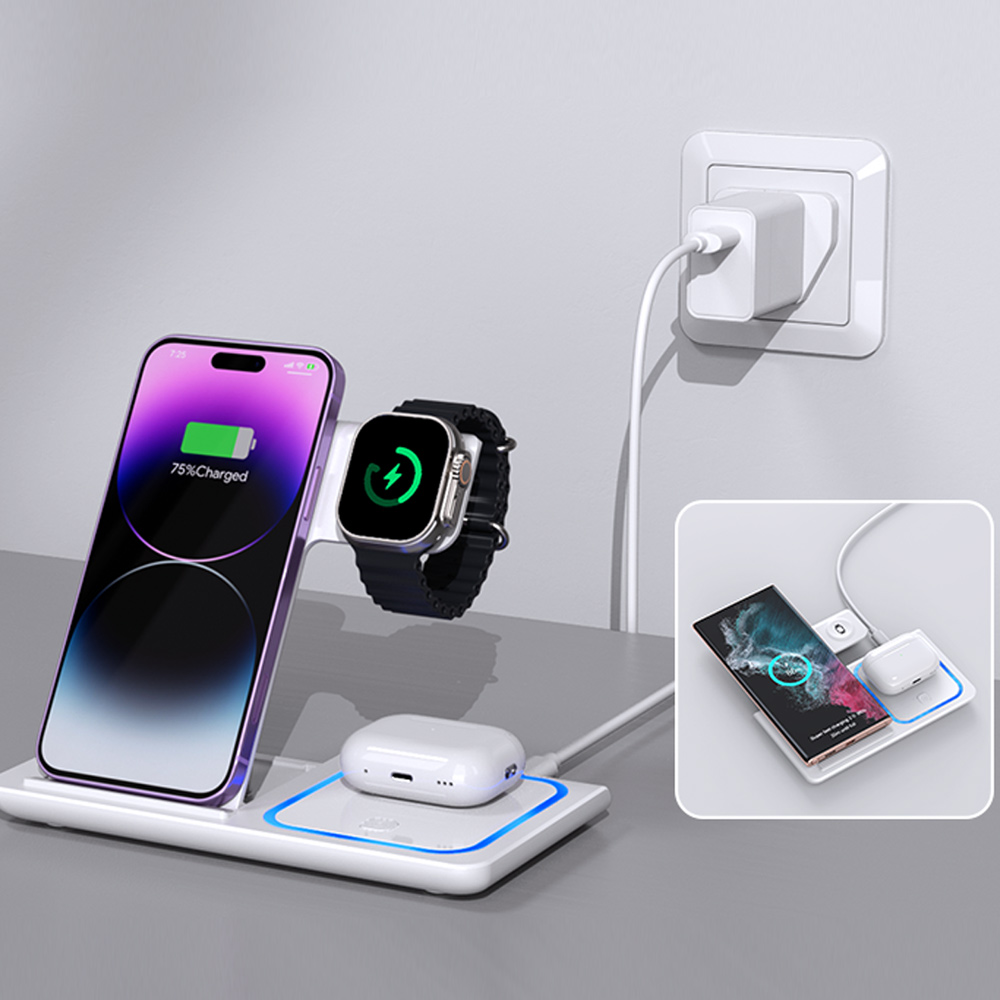 Stasiun Pengisian Daya Nirkabe - Smartwatch Ac ulasan dan harga