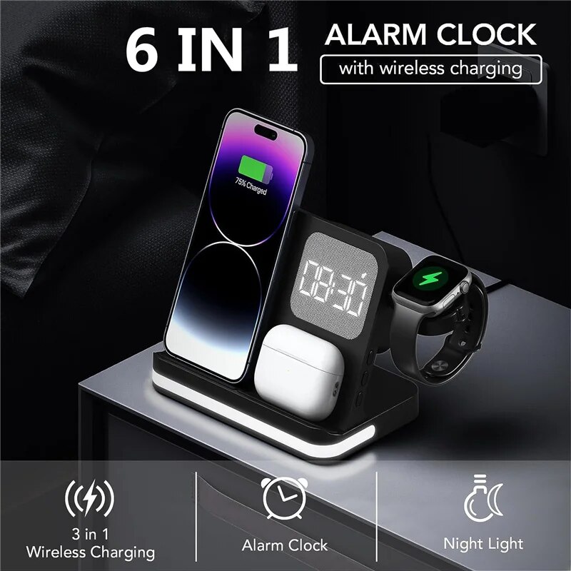 Dudukan pengisi daya nirkabel  - Wireless Charger Watch ulasan dan harga