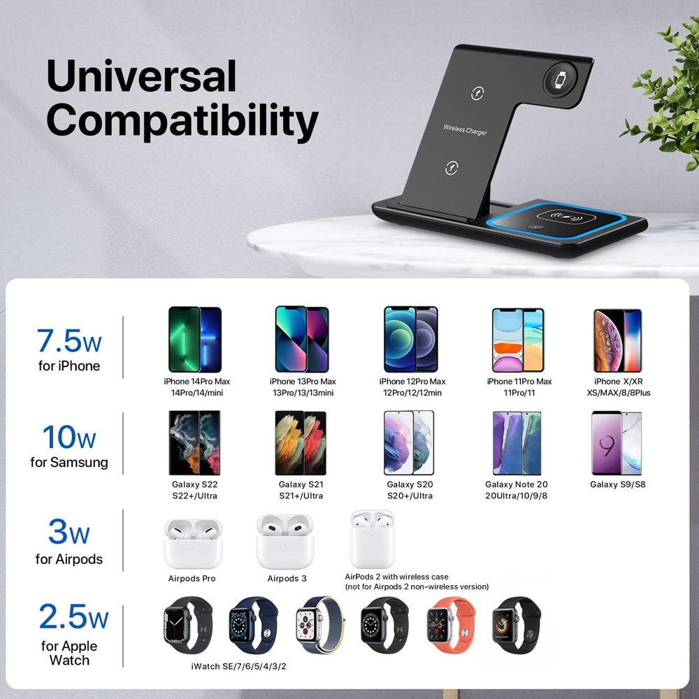 Dudukan Pengisi Daya Nirkabel  - Wireless Charger Watch ulasan dan harga