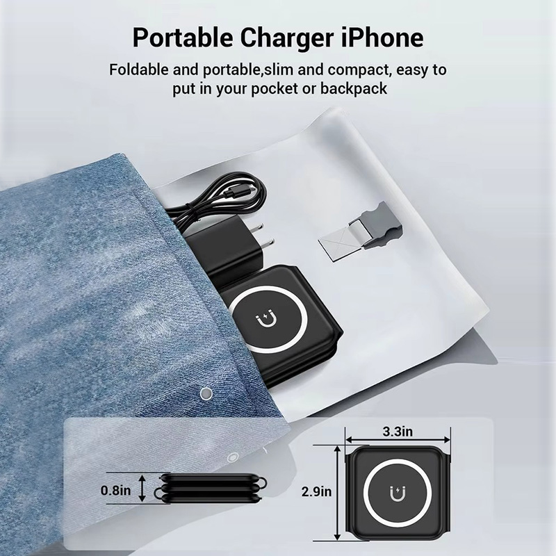 Pengisi Daya Nirkabel Lipat Ma - Wireless Charger Watch ulasan dan harga