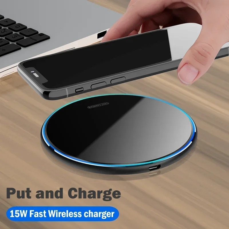 Pengisi daya nirkabel cepat 15 - Wireless Charger Watch ulasan dan harga