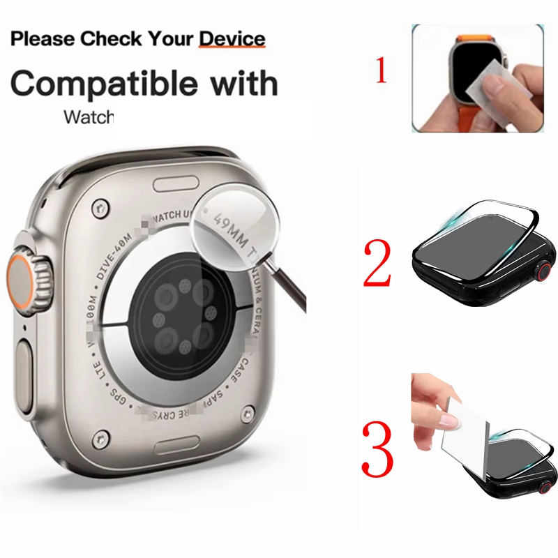 3 Pelindung Layar + 1 Penutup  - Smartwatch Band Accessories ulasan dan harga