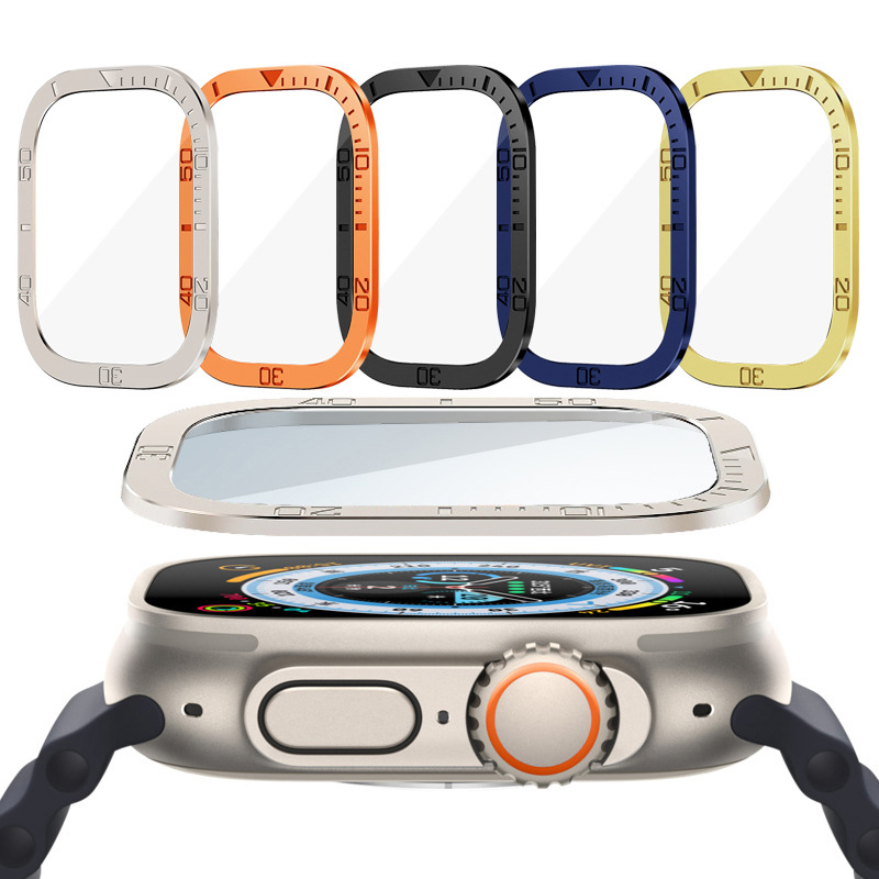 Kaca Tempered untuk Apple Watc - Smartwatch Case ulasan dan harga