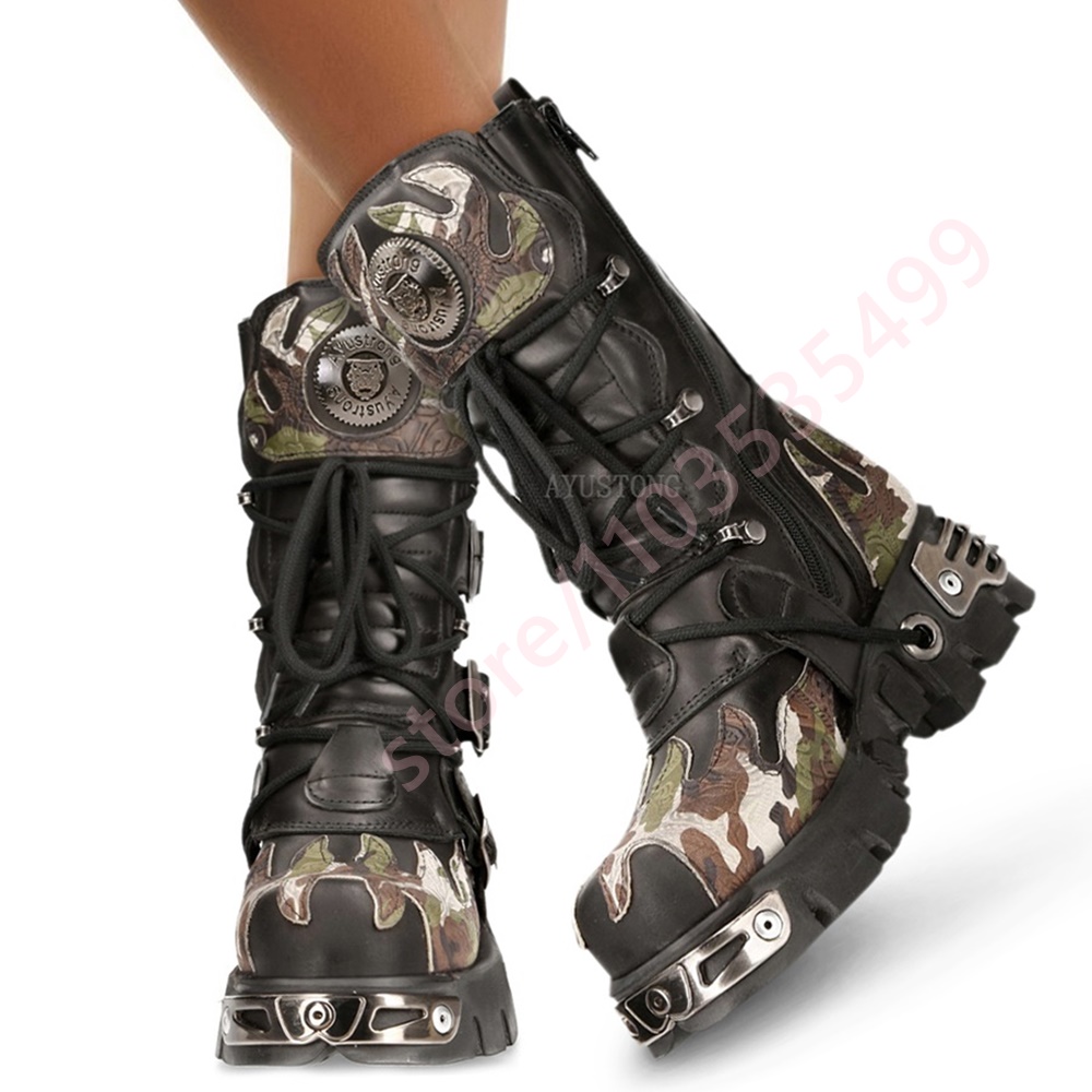Sepatu Bot Pendek Punk Rock Mo - Leather Classic Strap ulasan dan harga