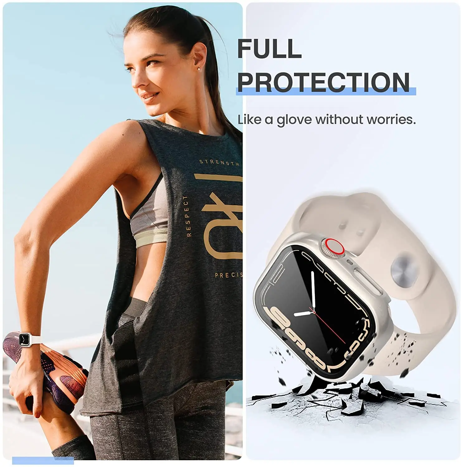 3 Pak Penutup Kaca Tempered un - Watch Case Bumper ulasan dan harga