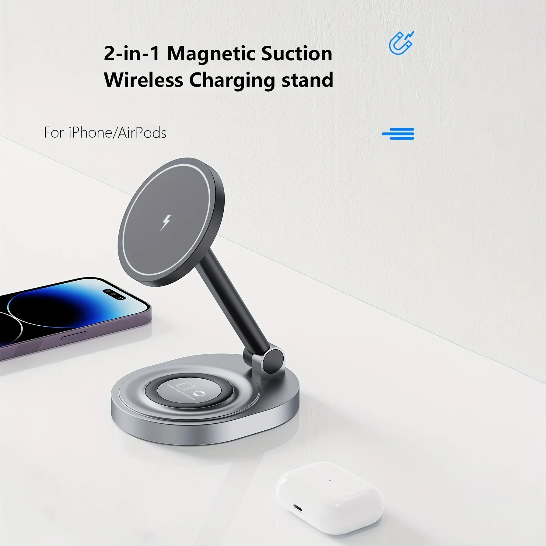 Bantalan dudukan pengisi daya  - Wireless Charger Watch ulasan dan harga