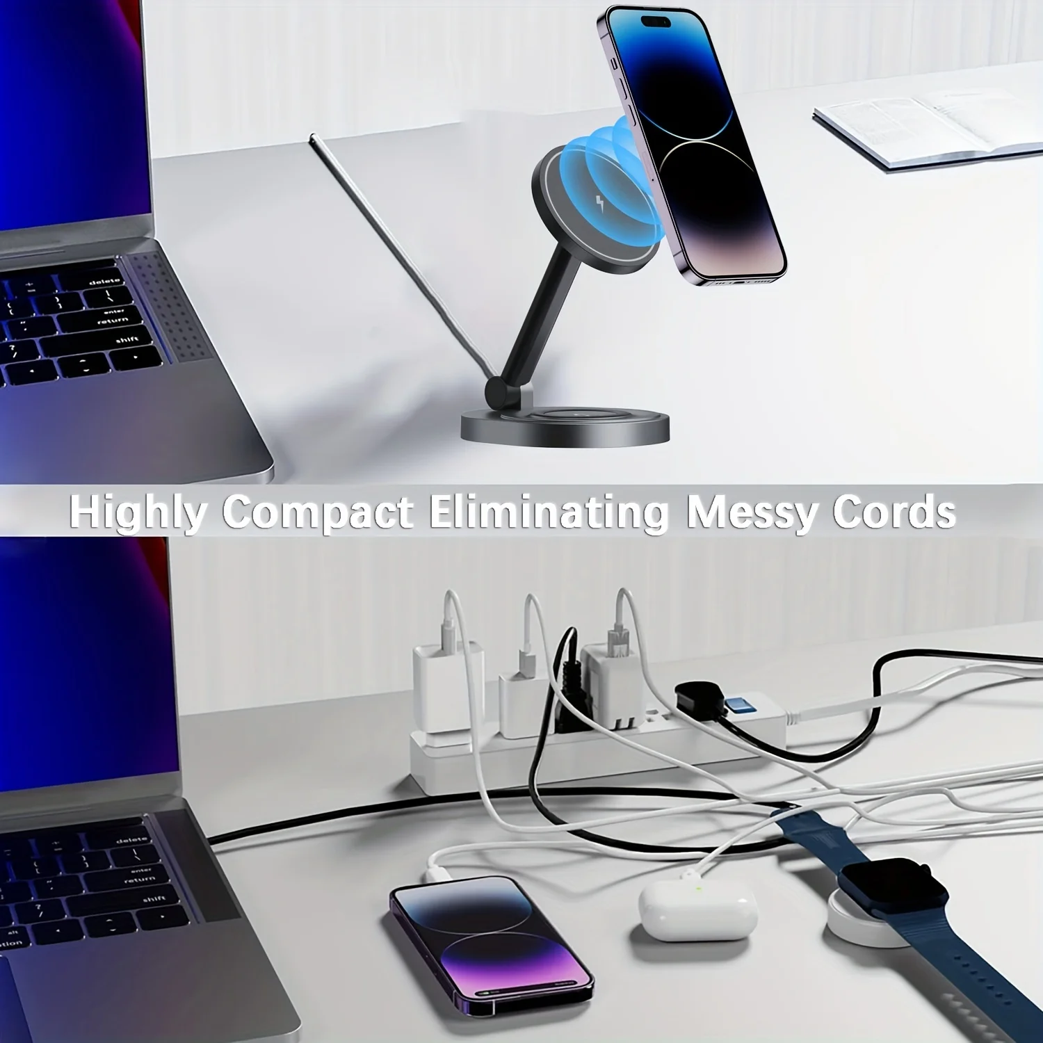 Bantalan dudukan pengisi daya  - Wireless Charger Watch ulasan dan harga