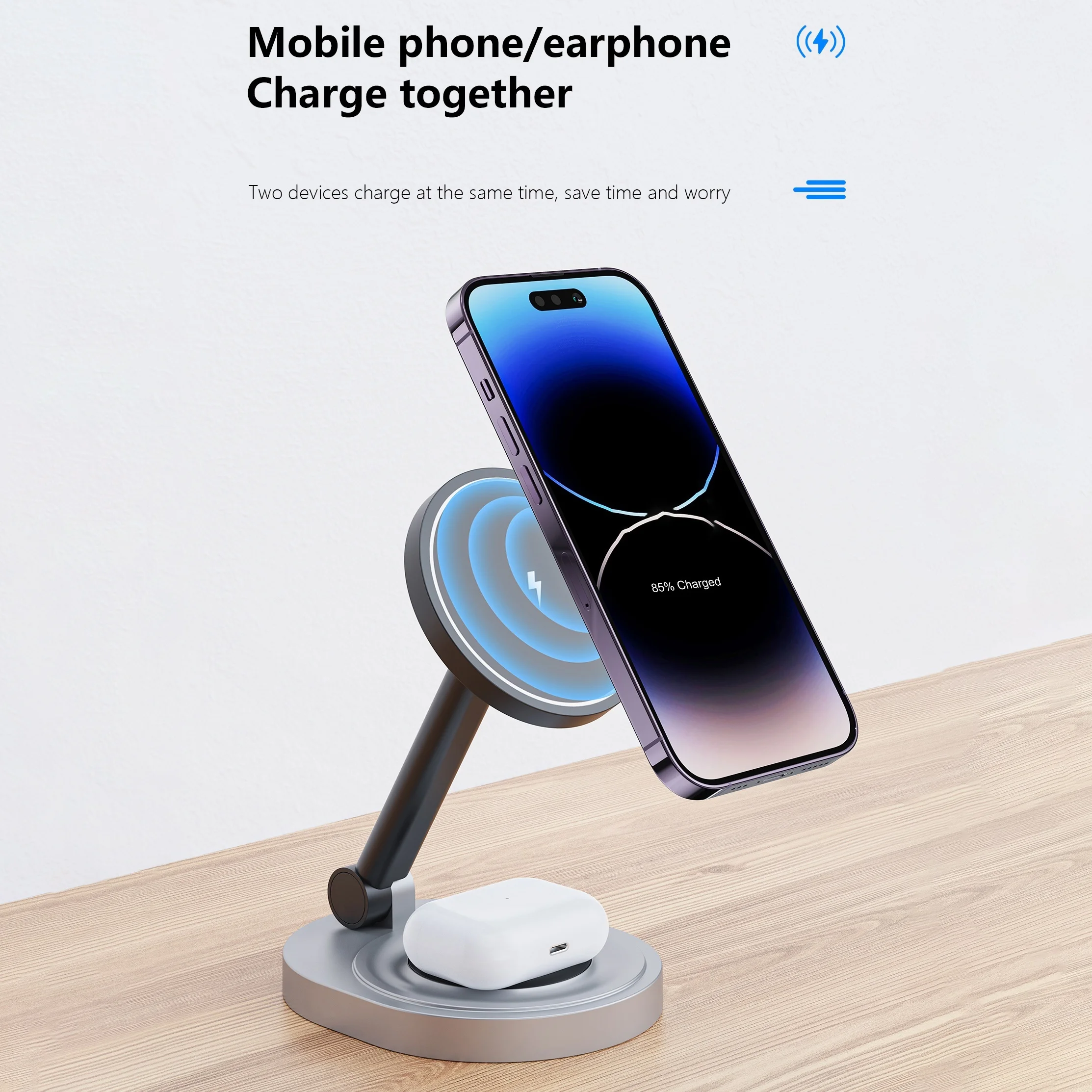 Bantalan dudukan pengisi daya  - Wireless Charger Watch ulasan dan harga