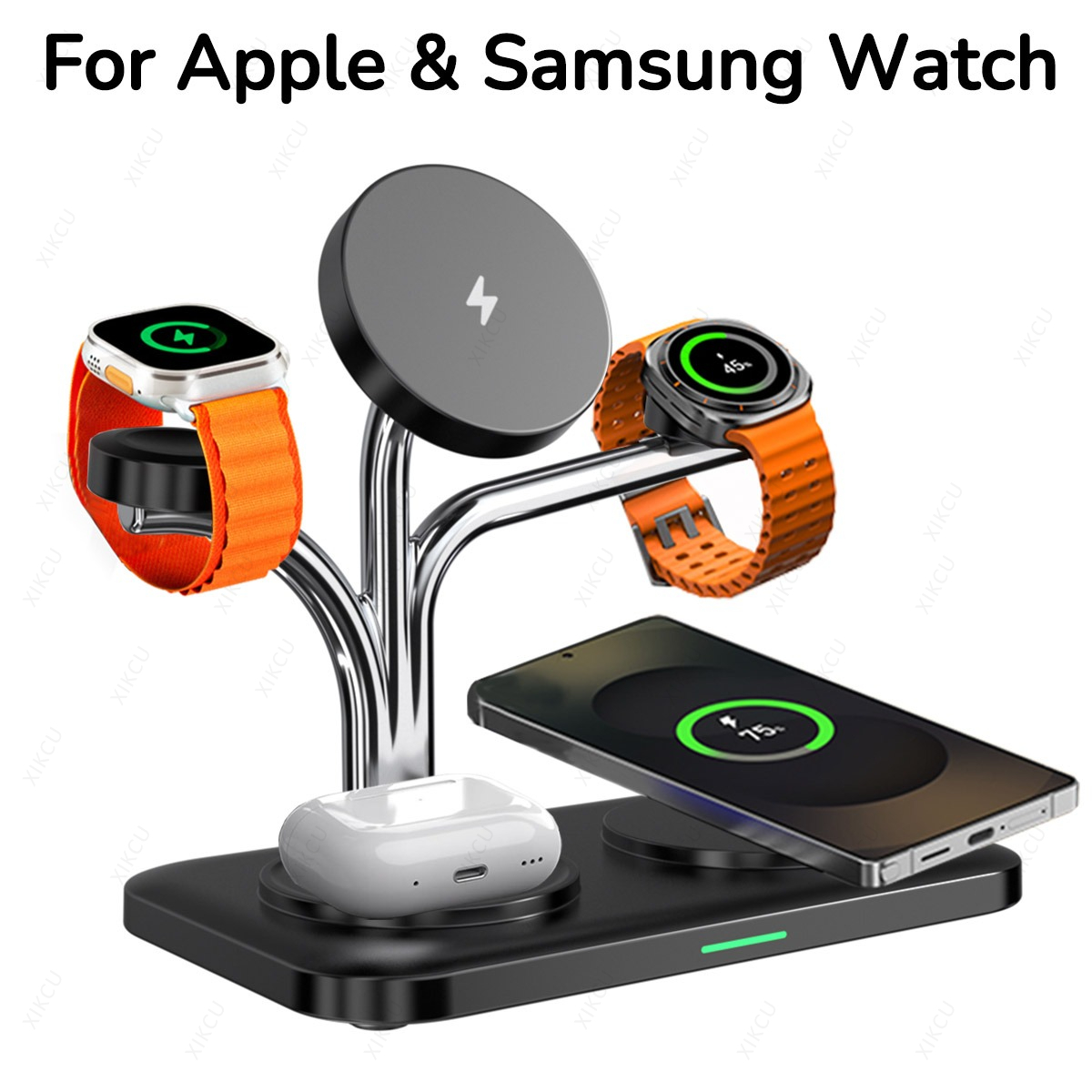 Pengisi Daya Nirkabel Magnetik - Wireless Charger Watch ulasan dan harga
