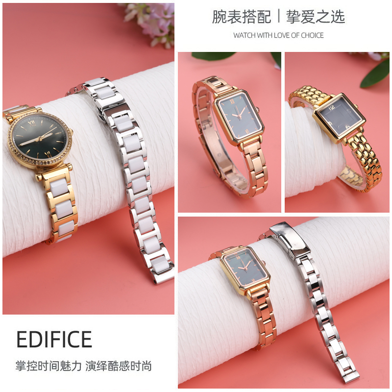Gelang jam tangan sabuk baja l - Ceramic Link Bracelet ulasan dan harga