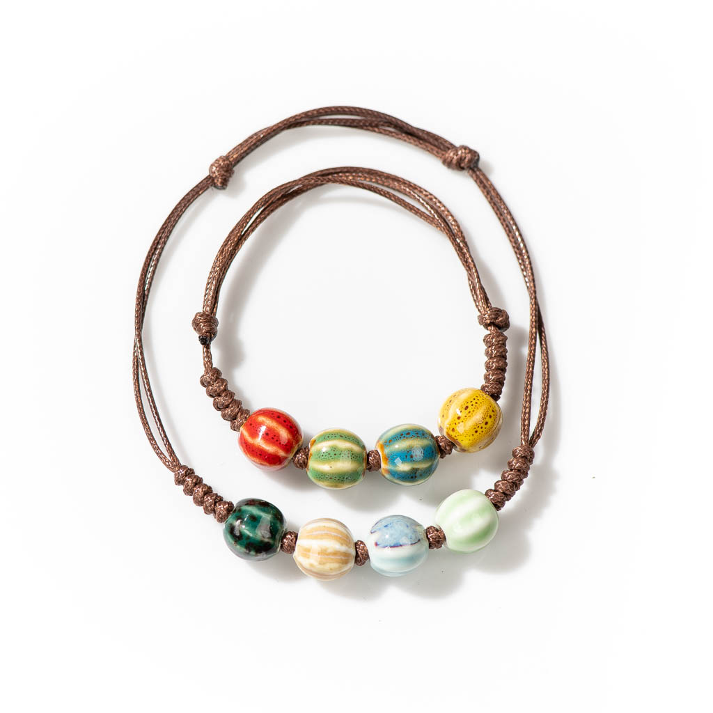 Gelang Ukuran Dapat Disesuaika - Ceramic Link Bracelet ulasan dan harga