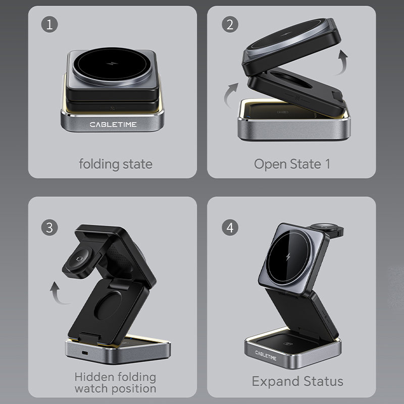 CABLETIME Stand Pengisi Daya N - Smartwatch Ac ulasan dan harga