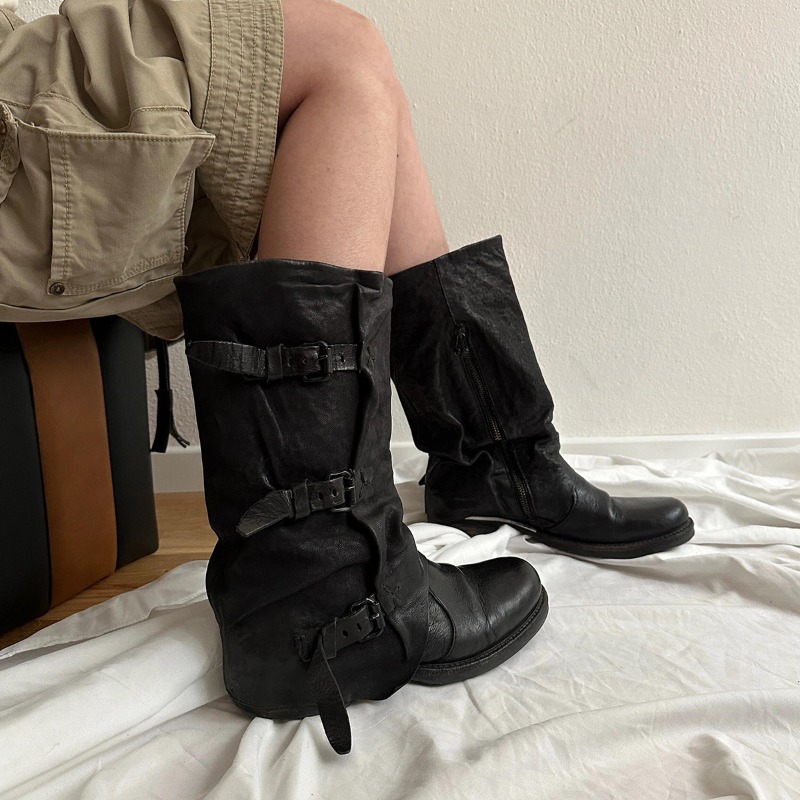 Sepatu Wanita Klasik Sepatu Bo - Leather Classic Strap ulasan dan harga
